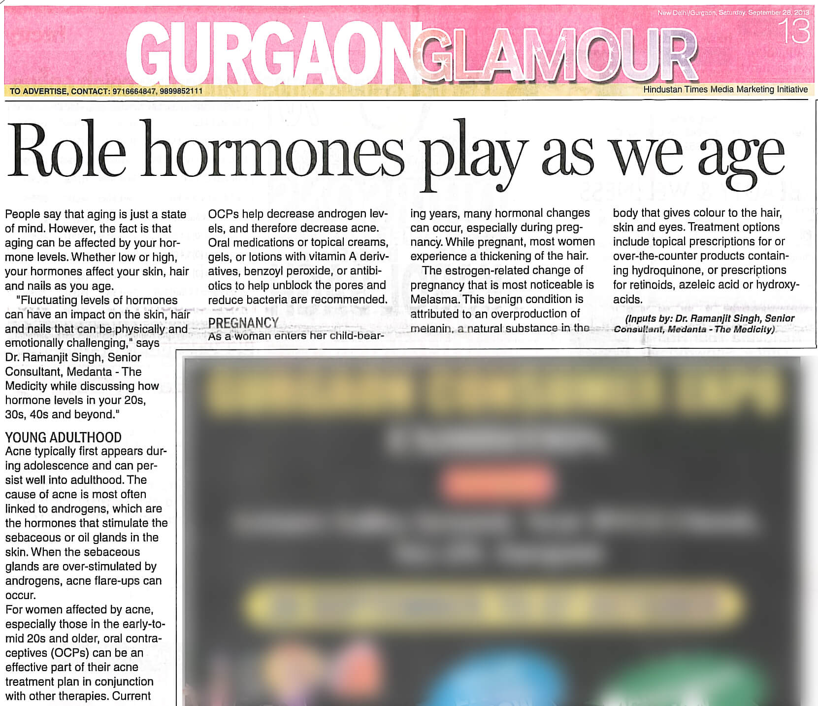 Role hormones play as we age