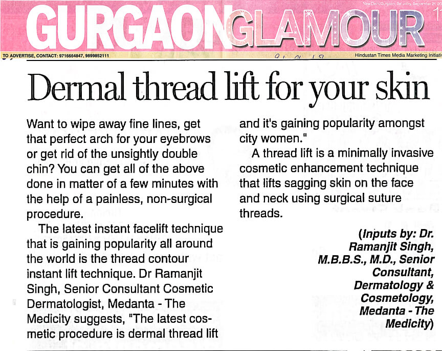 Dermal thread lift for your skin